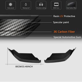 Voorbumper flaps Flap V1 (carbon) foto 4