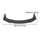 Lamborghini Huracan 2014– Voorbumper lip Lip V1 (droog carbon) foto 1