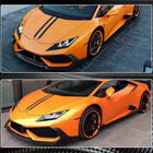 Lamborghini Huracan 2014– Voorbumper lip Lip V1 (droog carbon) foto 6