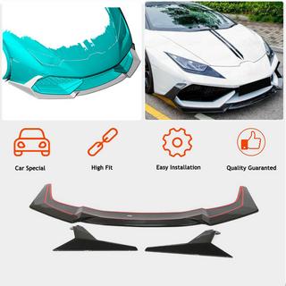Voorbumper lip Lip V1 (droog carbon) foto 3