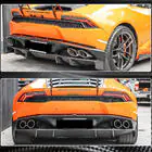 Lamborghini Huracan 2014– Achterbumper diffuser V1 (Carbon) foto 3