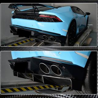 Achterbumper diffuser V1 (Carbon) Lamborghini Huracan 2014– foto 4
