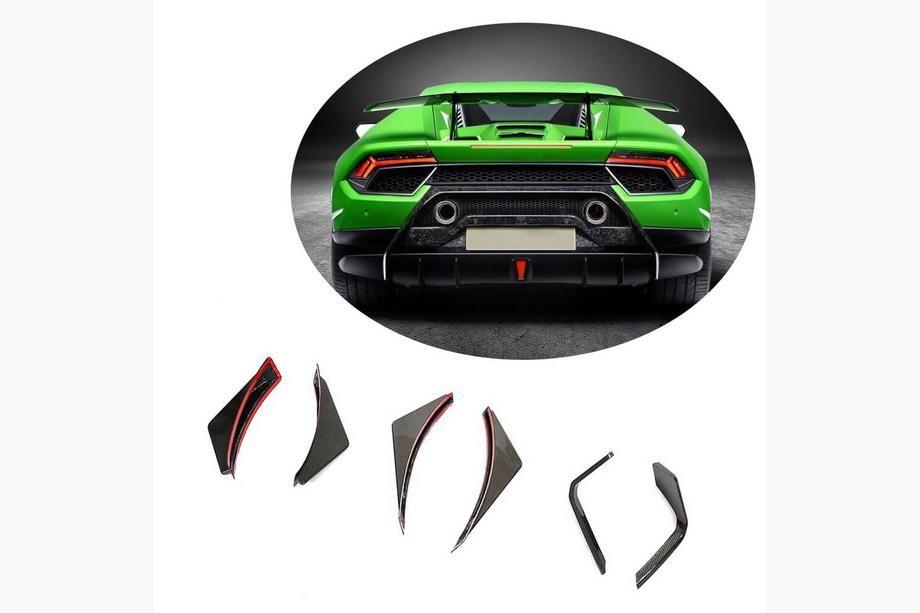 Lamborghini Huracan 2014– Achterbumper diffuser V2 (Carbon) Image