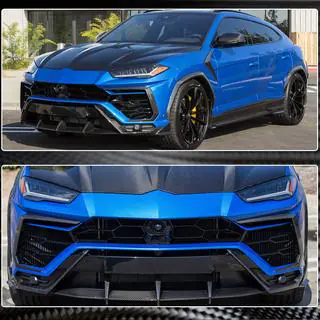 Frontbumper flaps Flap (dry carbon) foto 4