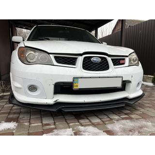 Voorbumper lipspoiler Niken Black (ABS) Subaru Impreza 2000–2007 foto 1