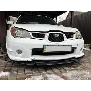 Voorbumper lipspoiler Niken Black (ABS)