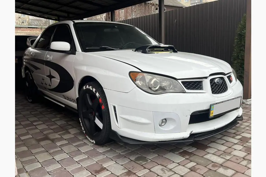 Subaru Impreza 2000–2007 Voorbumper lipspoiler Niken Black (ABS) Foto 6