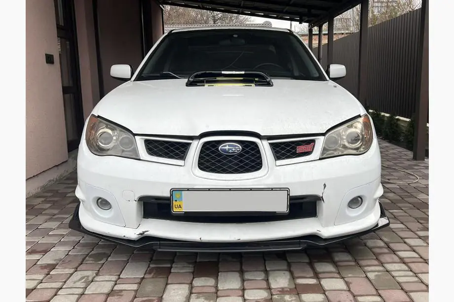 Subaru Impreza 2000–2007 Voorbumper lipspoiler Niken Black (ABS) Foto 4
