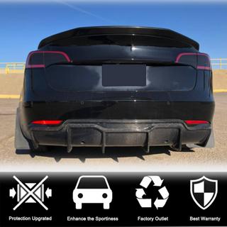 Achterbumper diffuser V1 (2017-2023, carbon) foto 4