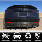 Tesla Model 3 2017– Achterbumper diffuser Carbon V2 (2016-2022) foto 3