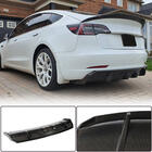 Tesla Model 3 2017– Achterbumper diffuser Carbon V3 (2016-2022) foto 2