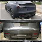 Tesla Model 3 2017– Achterbumper diffuser FRP V5 (2016-2022) foto 3