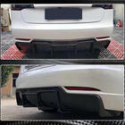 Tesla Model 3 2017– Achterbumper diffuser FRP V5 (2016-2022) foto 4