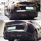 Tesla Model 3 2017– Achterbumper diffuser ABS V6 foto 2