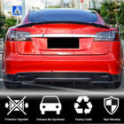 Tesla Model S 2012– Achterbumper diffuser V2 (2016-2021, Carbon) foto 2