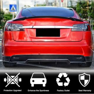 Achterbumper diffuser V2 (2016-2021, Carbon) foto 2