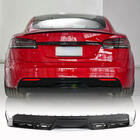 Tesla Model S 2012– Achterbumper diffuser (2021+, carbon) foto 1