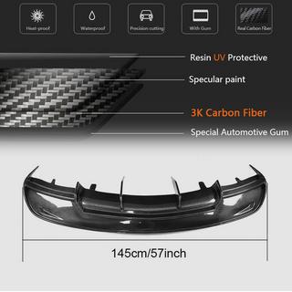 Achterbumper diffuser V2 (2012-2016, carbon) foto 3