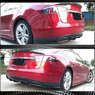 Achterbumper diffuser V2 (2012-2016, carbon) foto 4