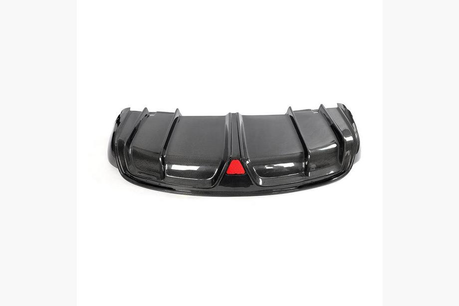 Tesla Model X 2015– Achterbumper diffuser (voor Plaid 2021-2025, carbon) Foto 4