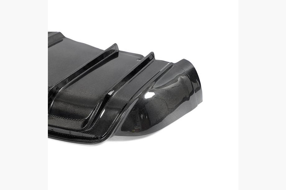 Tesla Model X 2015– Achterbumper diffuser (voor Plaid 2021-2025, carbon) Foto 6