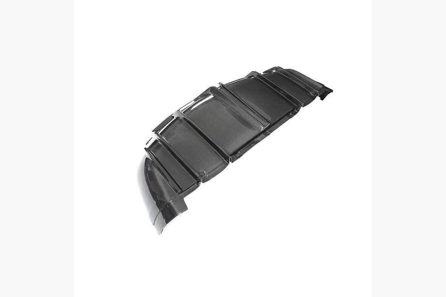 Tesla Model X 2015– Achterbumper diffuser (voor Plaid 2021-2025, carbon) Foto 7
