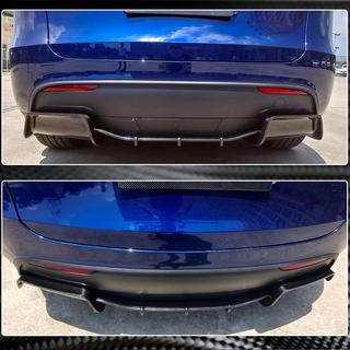 Achterbumper diffuser V2 (2020-2025, carbon) foto 4