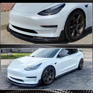 Voorbumper lip Lip V1 (2017-2023, carbon) foto 4