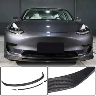 Frontbumper lipspoiler Lip V2 (2017-2023, carbon) foto 1
