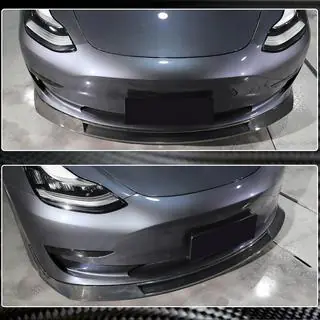 Frontbumper lipspoiler Lip V2 (2017-2023, carbon) foto 4