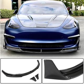 Voorbumper lip Lip V3 (2017-2023, carbon) foto 1