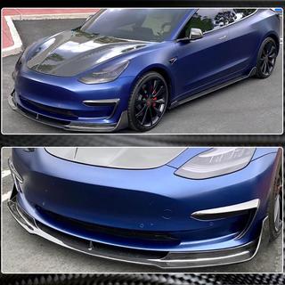 Voorbumper lip Lip V3 (2017-2023, carbon) foto 3