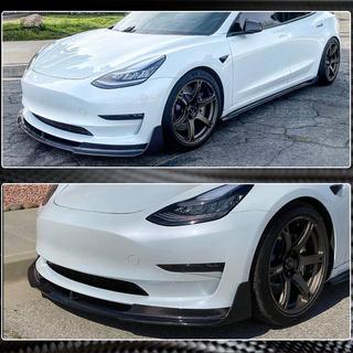 Voorbumper lip Lip V3 (2017-2023, carbon) foto 4