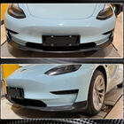 Tesla Model 3 2017– Front bumper lip Lip V6 (2017-2023, carbon) foto 4