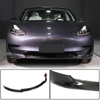 Frontbumper lip Lip V7 (2017-2023, carbon) foto 1