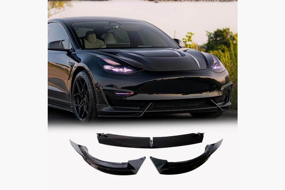 Tesla Model 3 2017– Voorbumperlip ABS V9 (2017-2023) Image