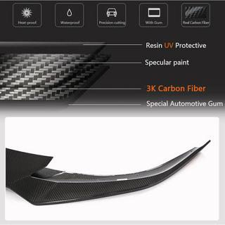 Voorbumper lipspoiler Lip V1 (2021+, Carbon) foto 3