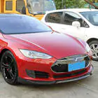 Tesla Model S 2012– Frontsplitter voorbumper Lip V1 (2012-2016, Carbon) foto 1