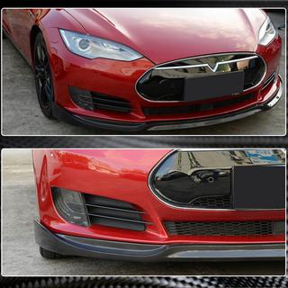 Frontsplitter voorbumper Lip V1 (2012-2016, Carbon) foto 3