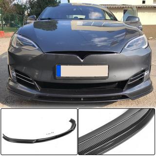 Front bumper lip (2016-2021, Carbon) foto 1