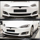 Tesla Model S 2012– Frontbumper lip spoiler Carbon V2 (2016-2020) foto 3