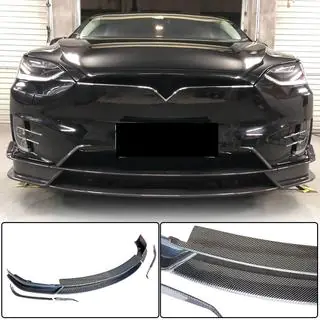Voorbumper lipspoiler Lip (2015-2021, Carbon) foto 1