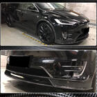 Tesla Model X 2015– Frontbumper lip spoiler Carbon V2 (2016-2020) foto 4