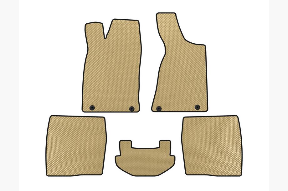 Audi 80/90 1987–1996 EVA automatten (1987-1991, Sedan, Beige) Image
