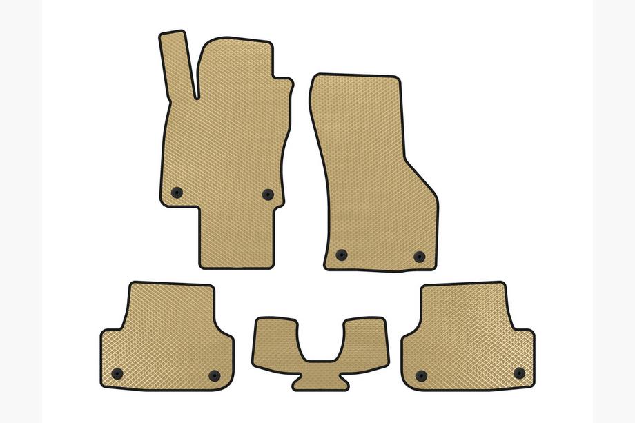 Audi A3 2012–2020 EVA automatten (voor E-tron, Sportback, Beige) Image