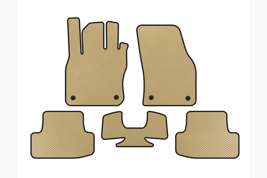 Audi Q2 2016– EVA automatten (Beige) Image