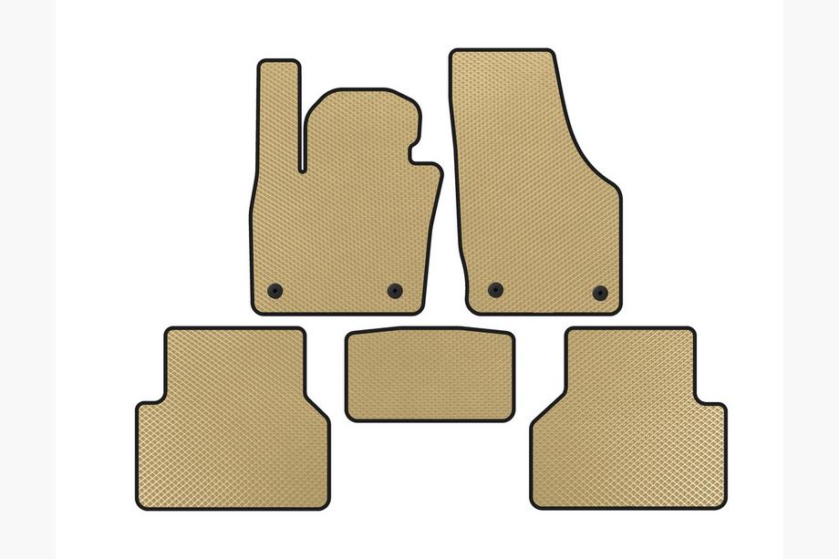Audi Q3 2011–2019 EVA automatten (Beige) Image