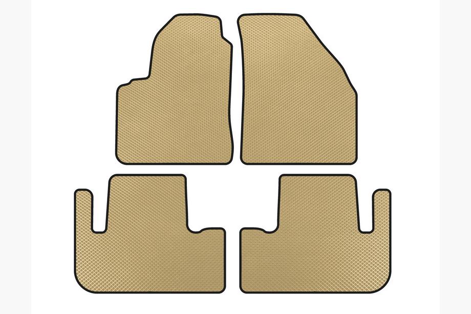 Chevrolet Tacuma/Rezzo 2000–2008 EVA automatten (Beige) Image
