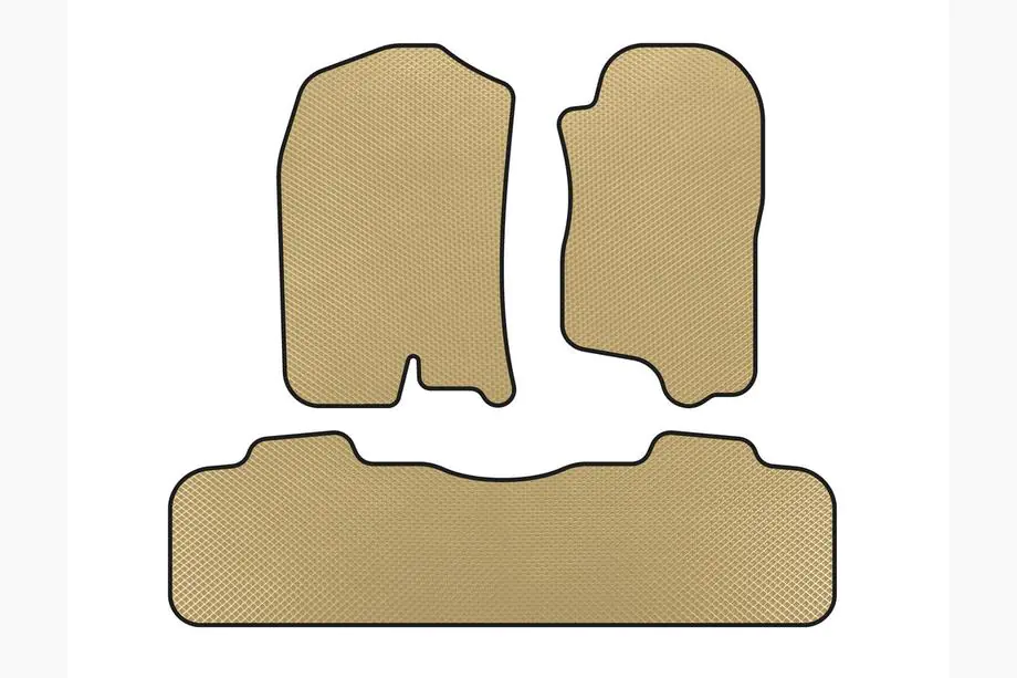 Chevrolet Tahoe 2007–2014 EVA automatten voor interieur (2 rijen, 2007-2014, beige) Image