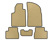 Citroen C-3 2002–2009 EVA automatten (Beige) foto 1